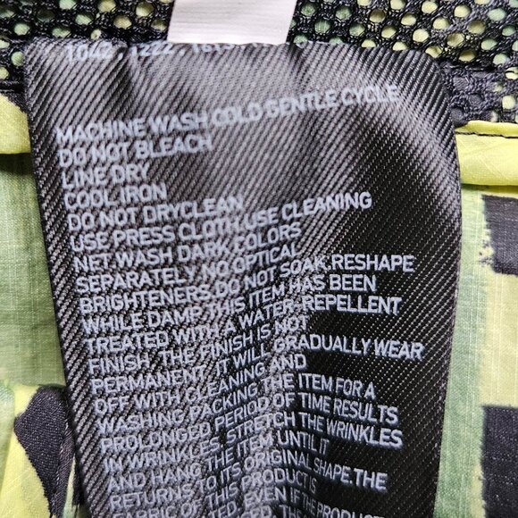 UNIQLO x Marni Packable Jacket Anorak XL Outdoor Athletic Casual Green Check - Picture 7 of 11